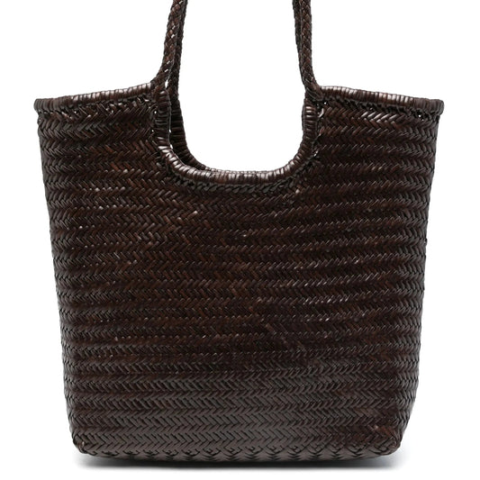 Black Dragon NS Diagonal Triple Jump Leather Bag
