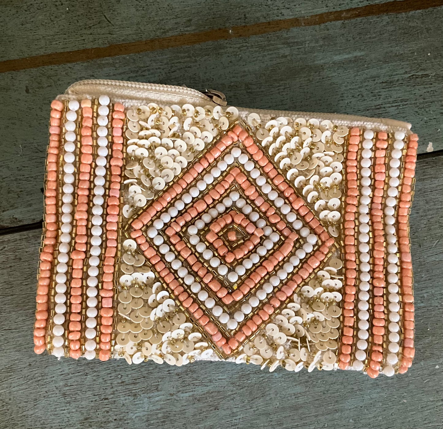 Beaded and Sequined Art Deco Coin Purse