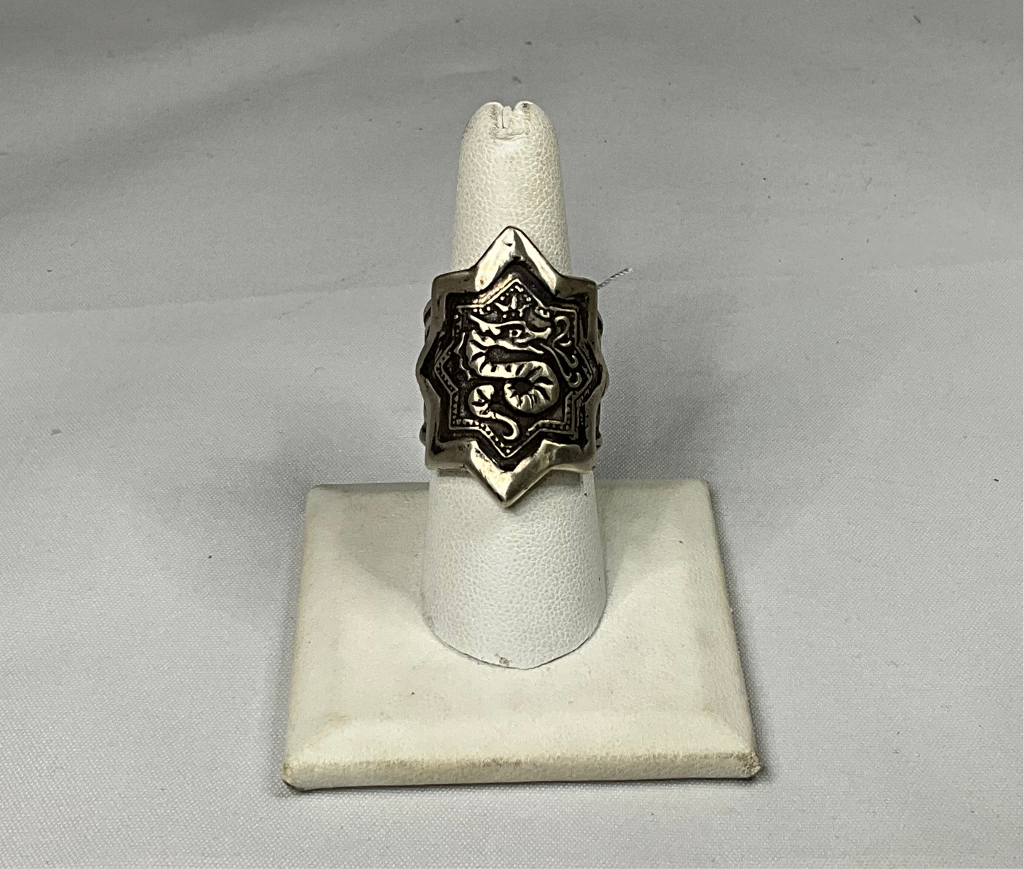 Dragon Sterling Silver Ring by Angelica Cammarota