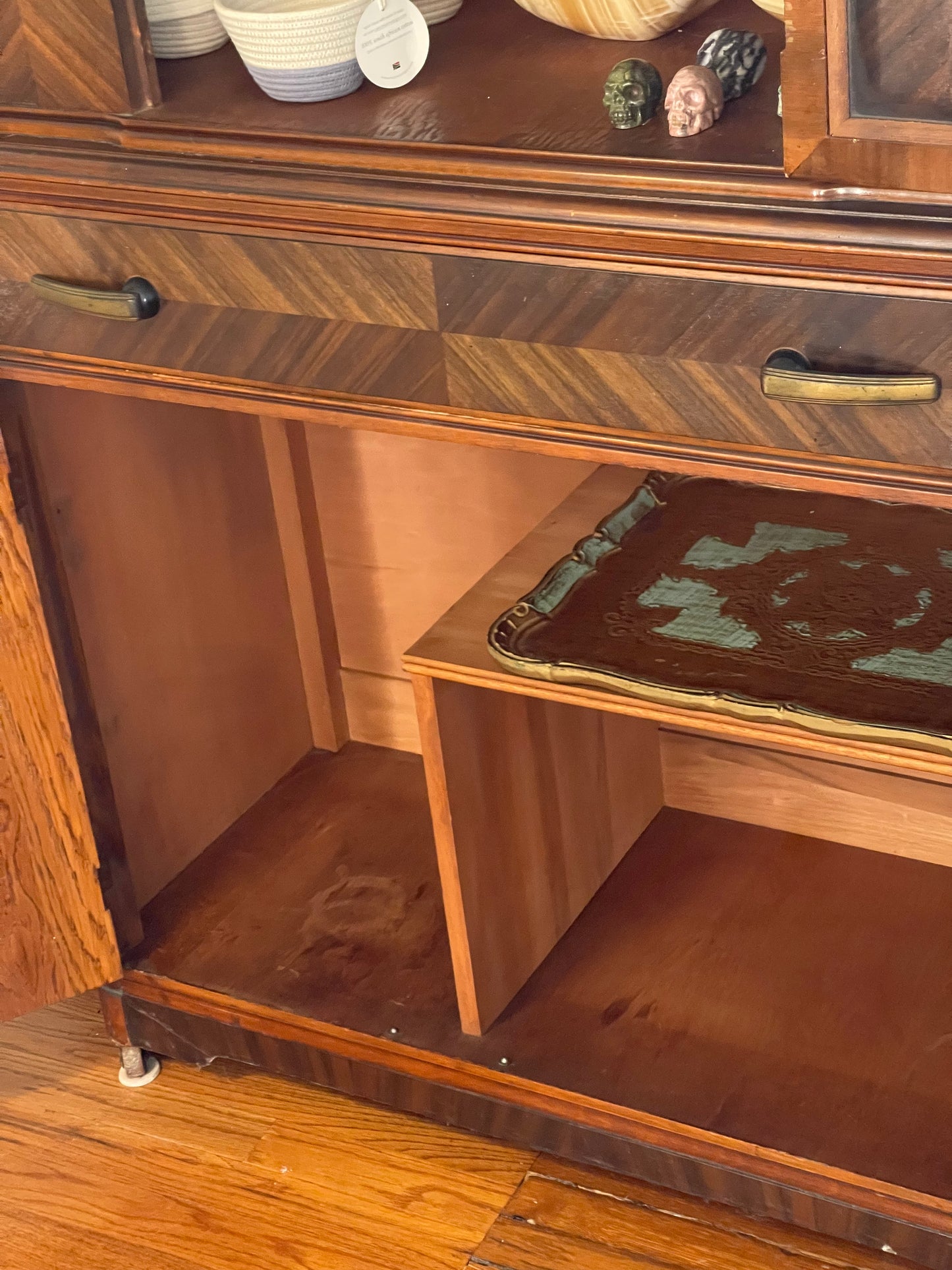 Brown Art Deco Cabinet