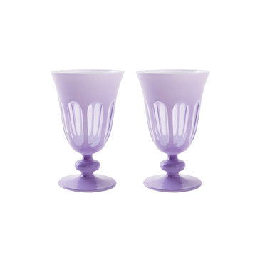 Rialto Glass Tulip (Set of 2), Lupine