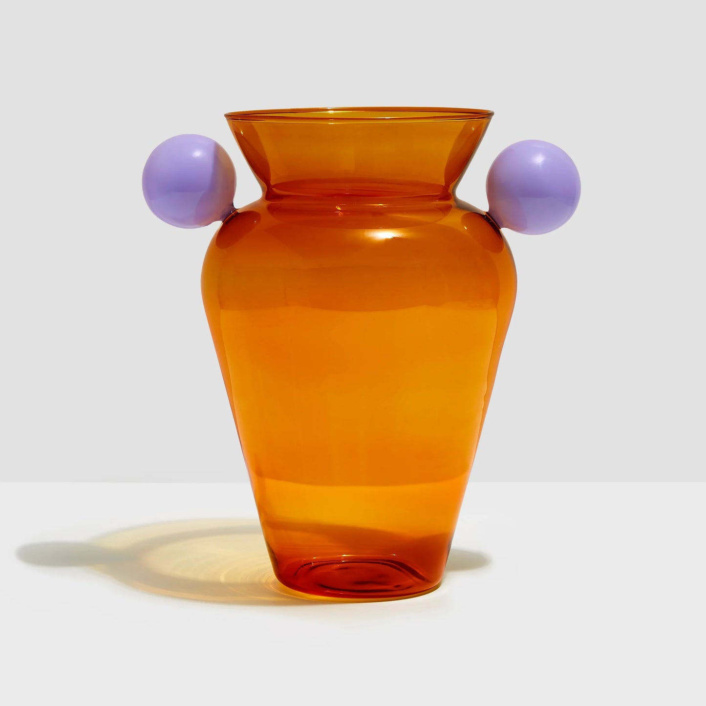 Geo Two Tone Urn - Amber and Lilac