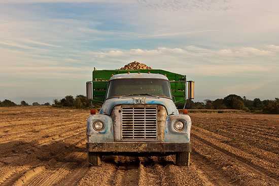“Potato Truck” Framed Photo