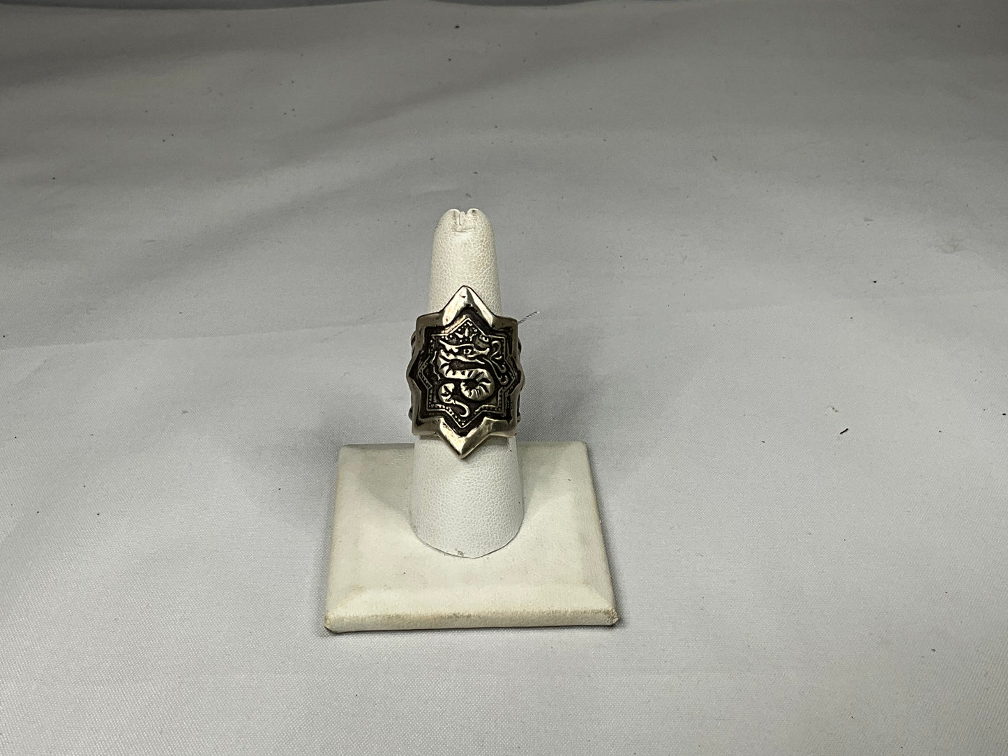 Dragon Sterling Silver Ring by Angelica Cammarota