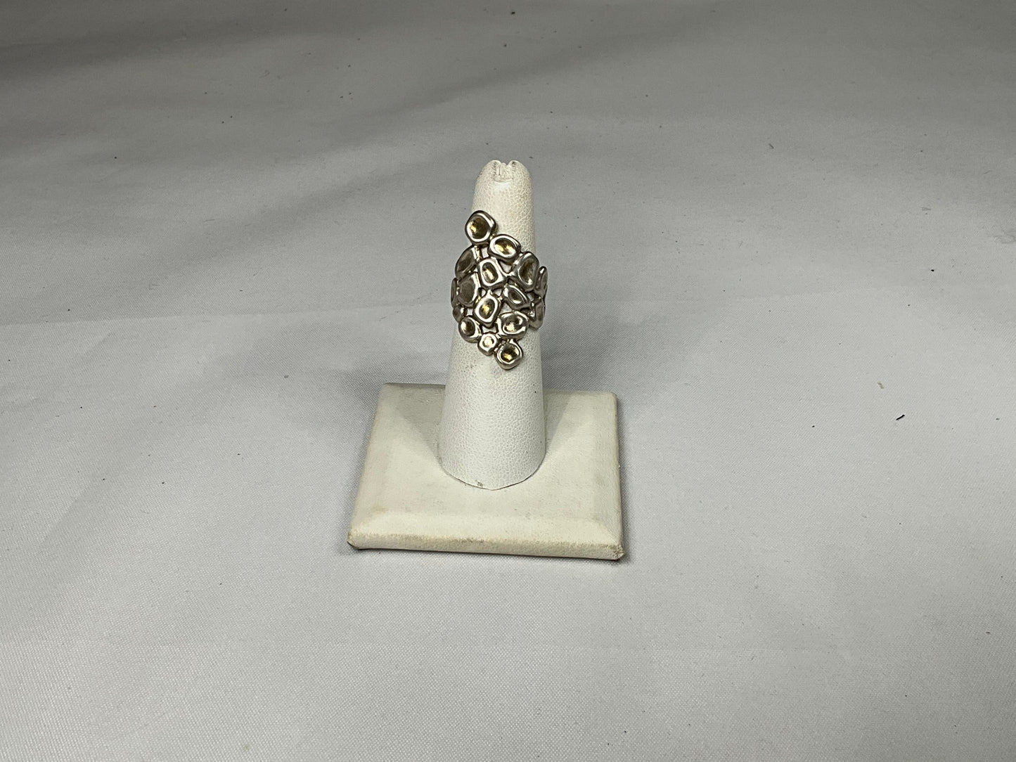 Pebble Sterling Silver Ring by Angelica Cammarota