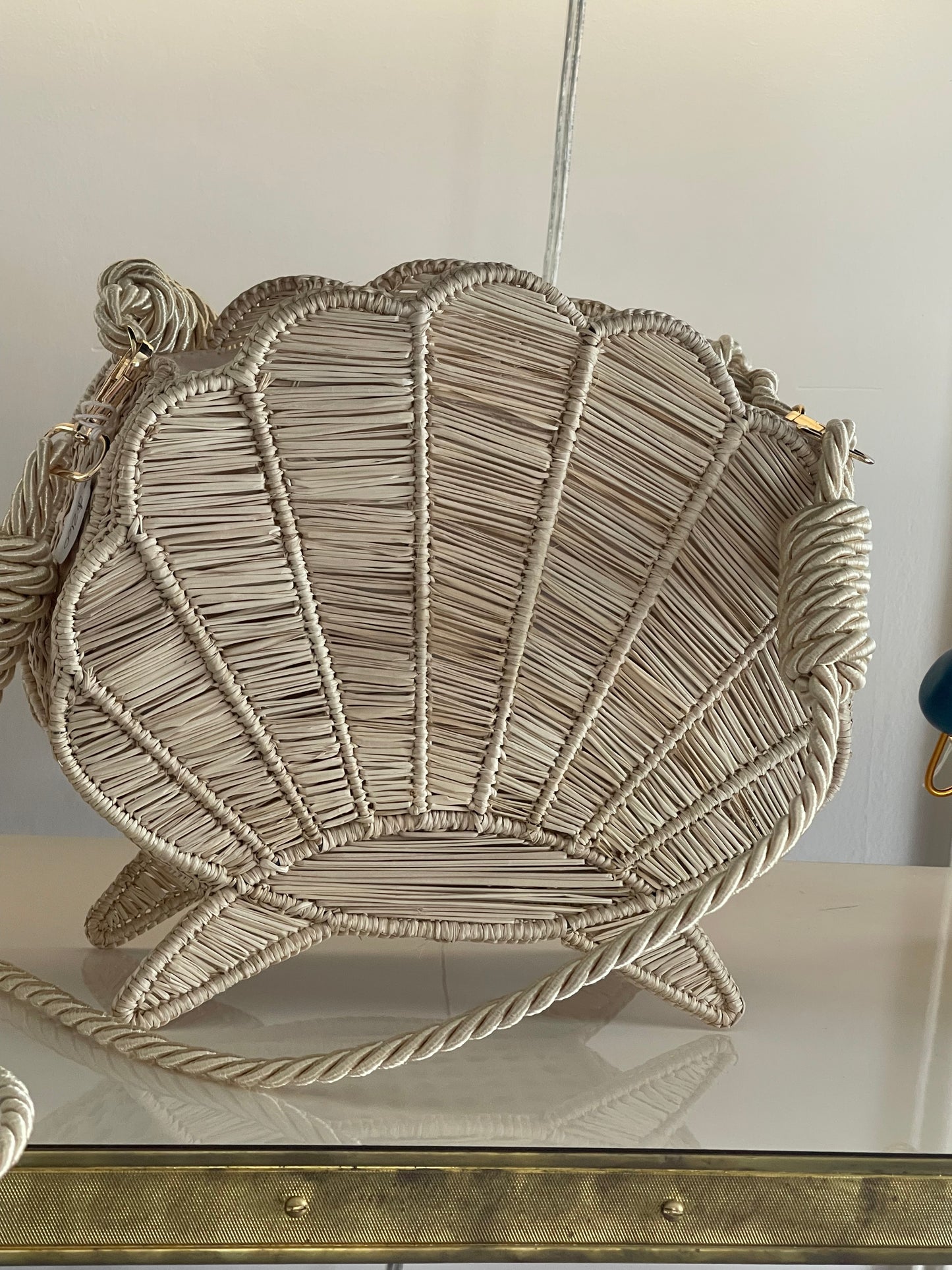 Handcrafted Natural Scallop Handbag