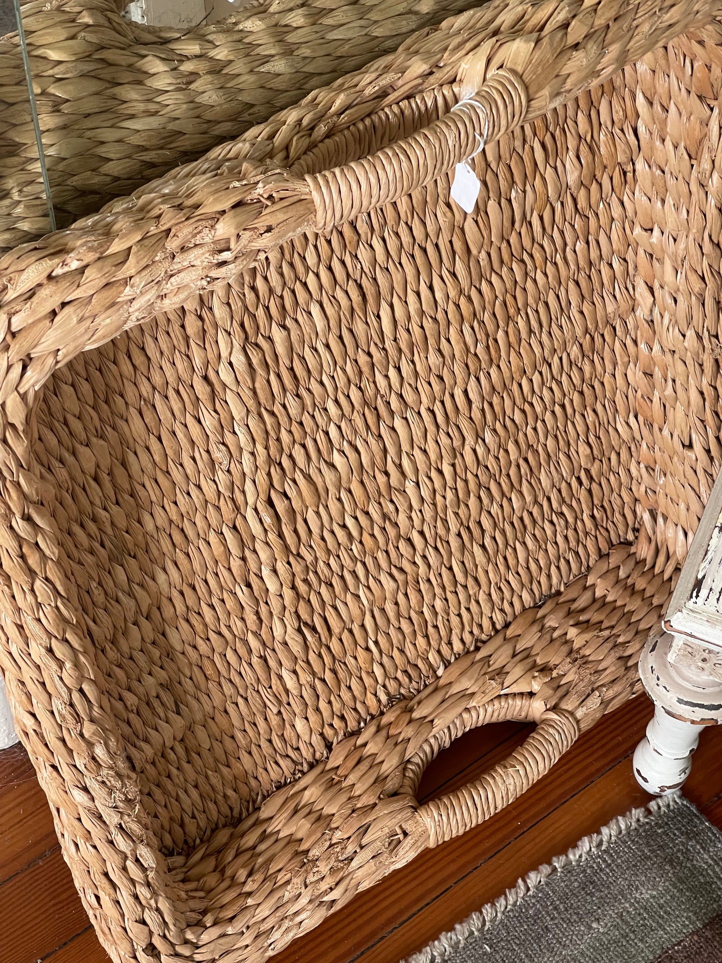 Large Natural Handmade Palm Serving Tray