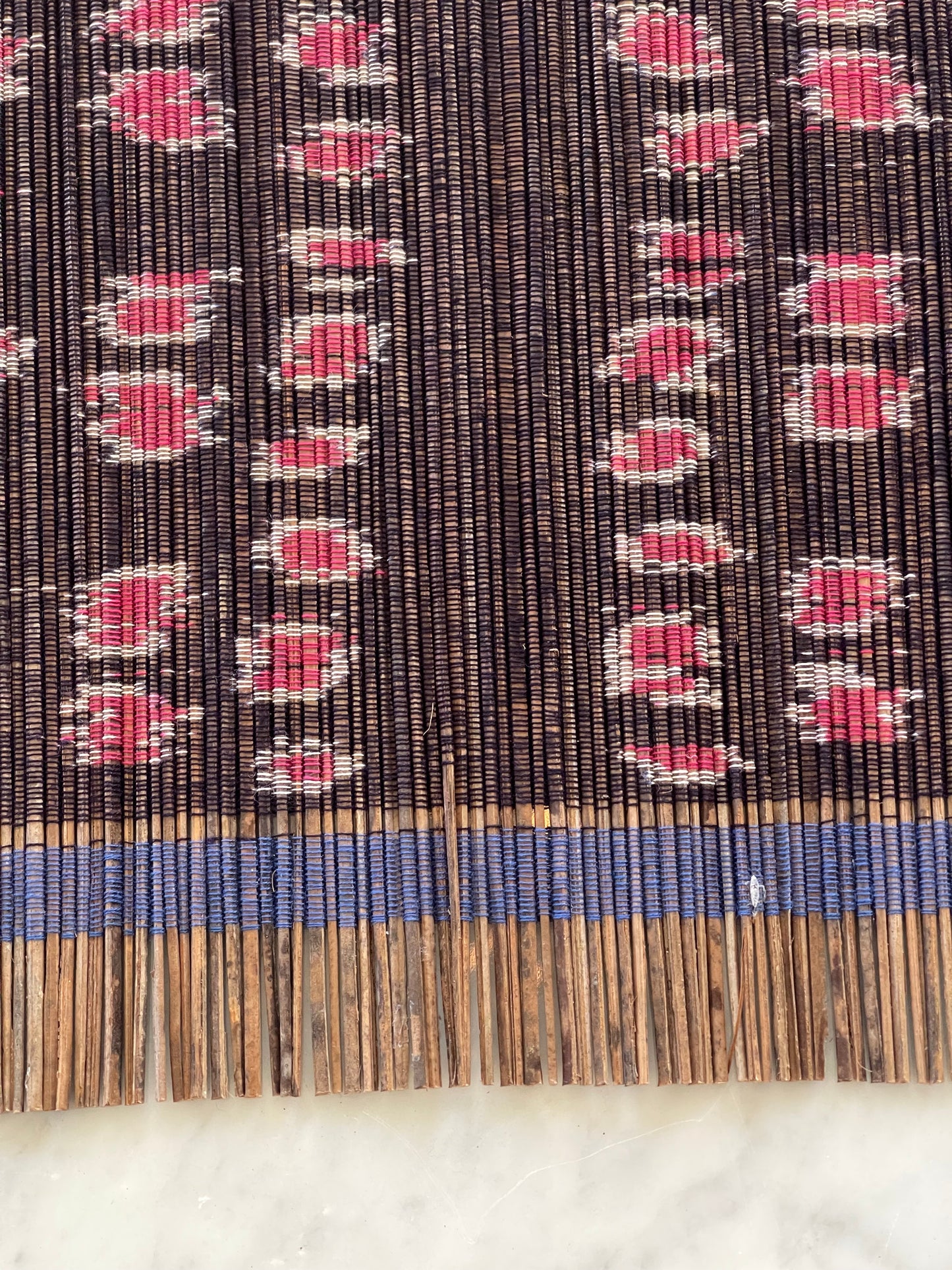 Handmade Thai Reed Table Runner (65" L x 13" W)