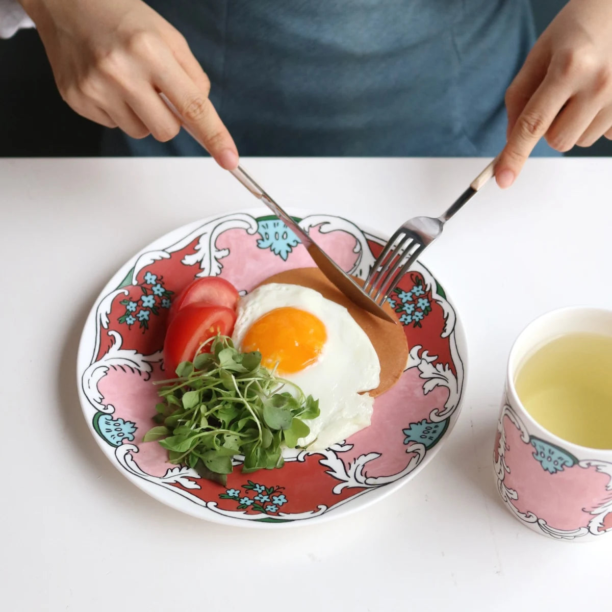 Camille Salad Plate