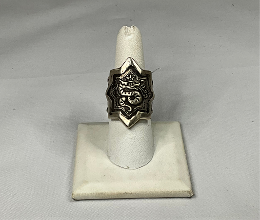 Dragon Sterling Silver Ring by Angelica Cammarota