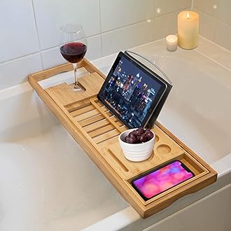 Bamboo Extendable Bath Tray