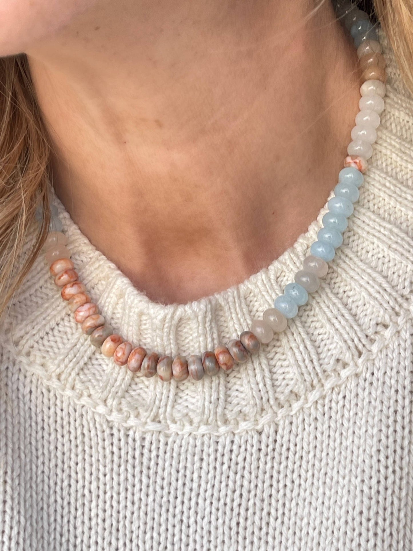 Handmade Multi-stone necklace