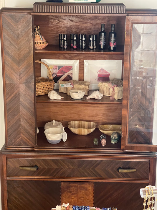 Brown Art Deco Cabinet