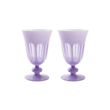 Rialto Glass Tulip (Set of 2), Lupine