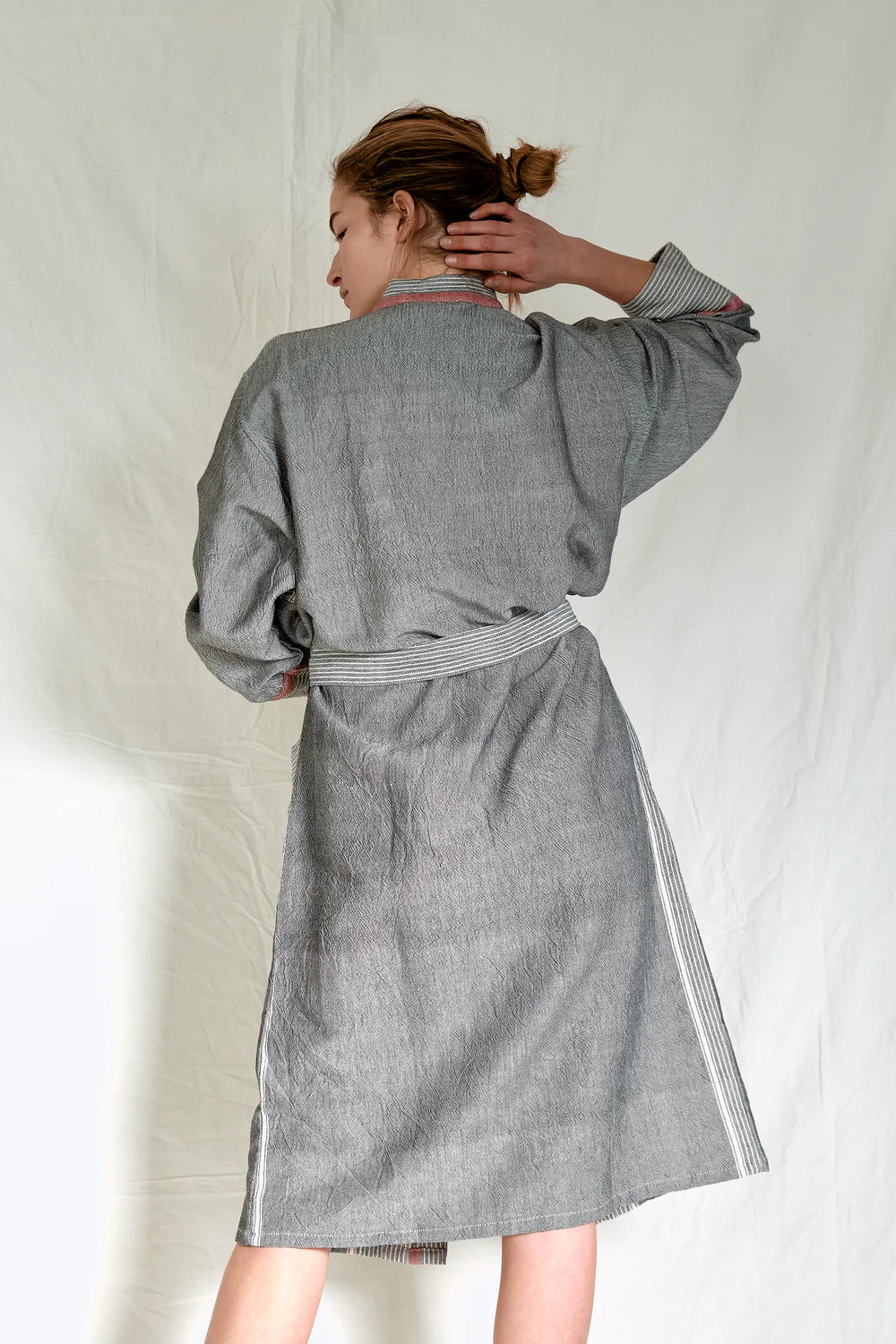 Charcoal Tribeca Long Robe