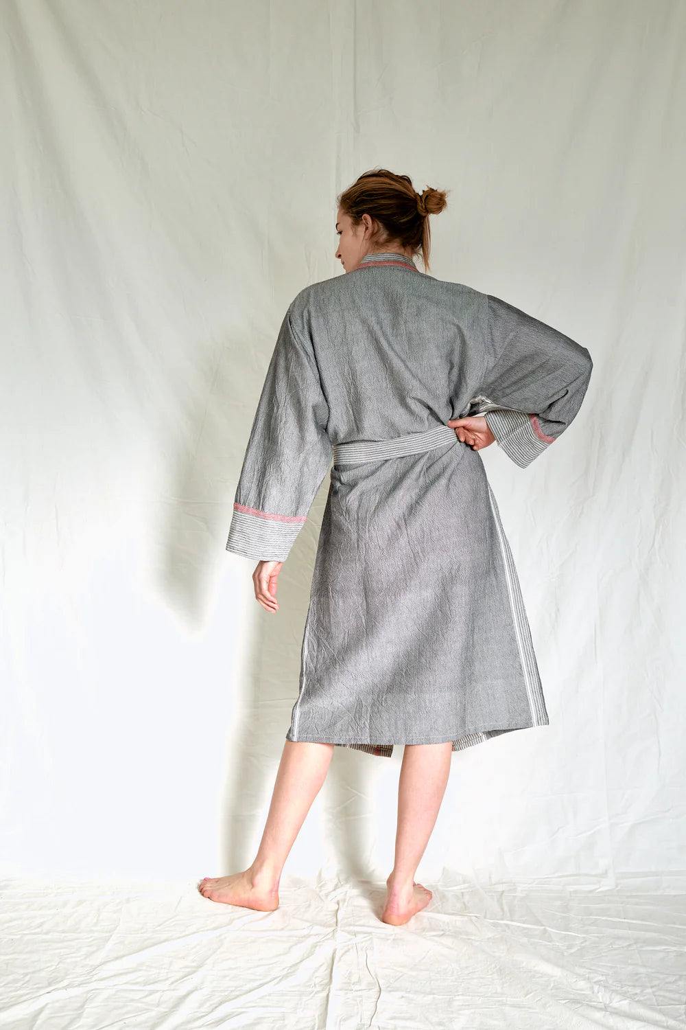 Charcoal Tribeca Long Robe