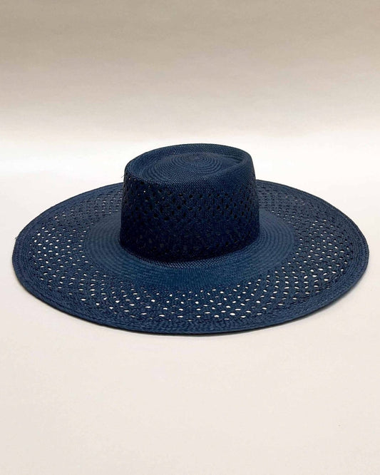 Handwoven Blue Panama Hat (from France)