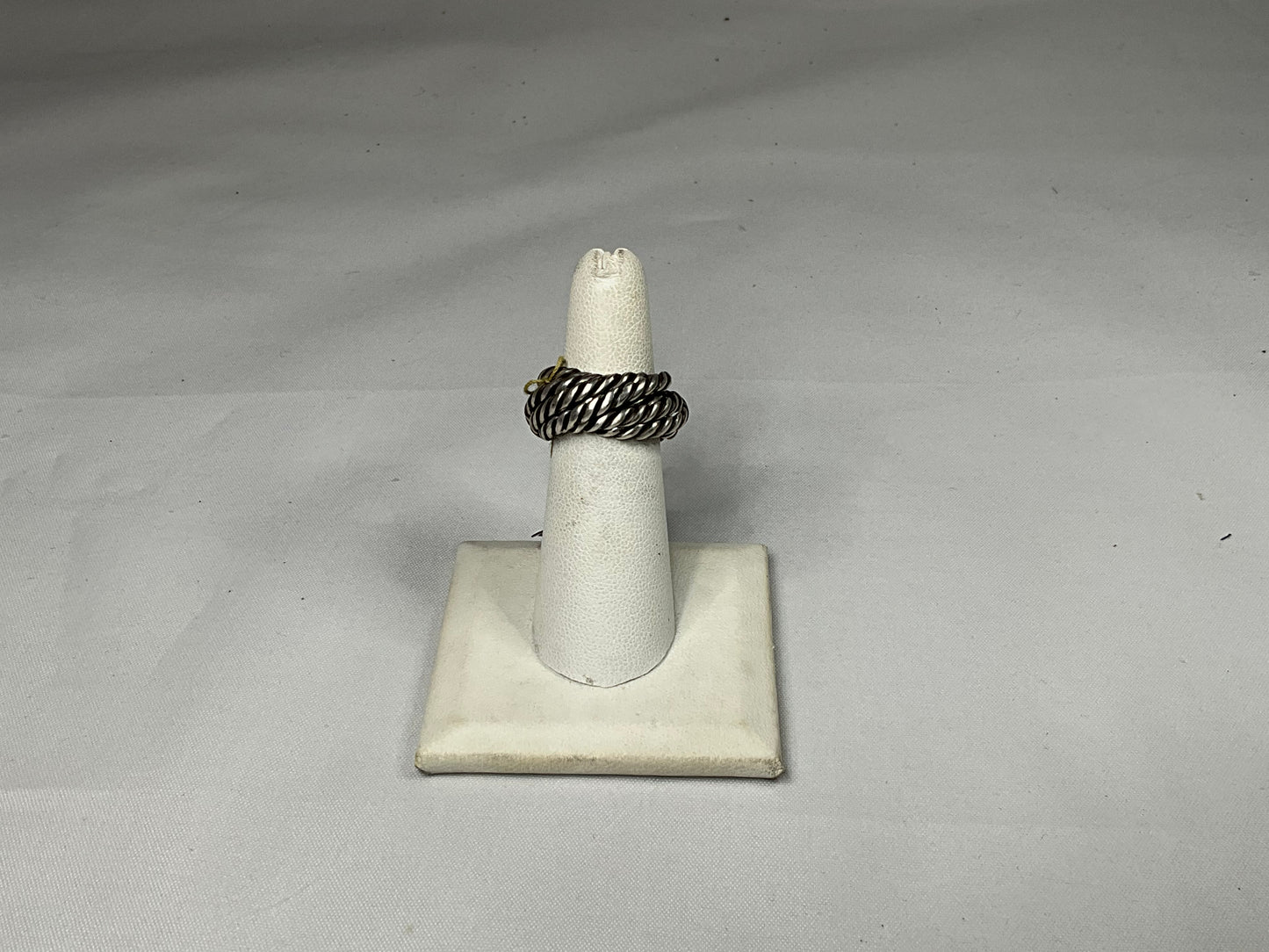 Interwoven Stacked Sterling Silver Ring by Angelica Cammarota
