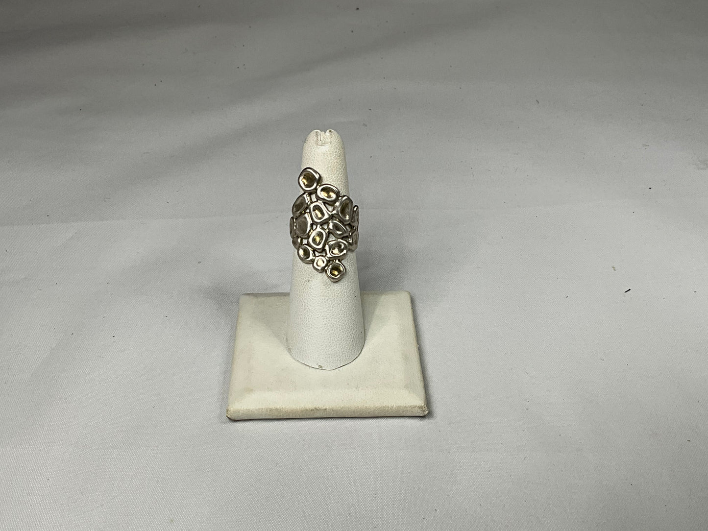 Pebble Sterling Silver Ring by Angelica Cammarota