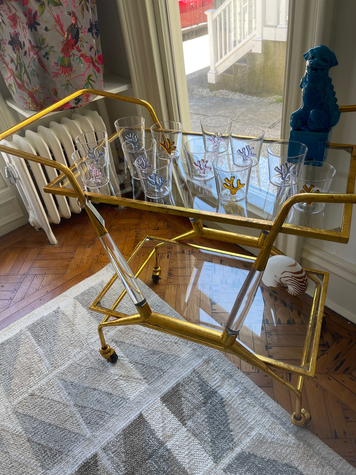 Gold Bar Cart