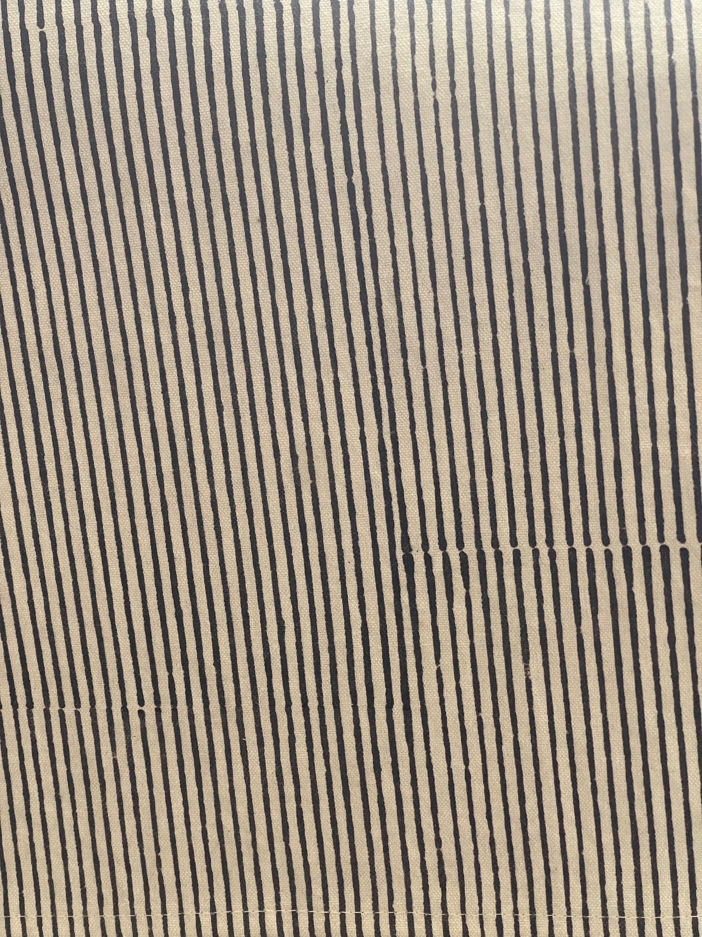 Navy and White Striped Cotton Placemats (Set of 6)