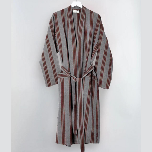 Charcoal Tribeca Long Robe